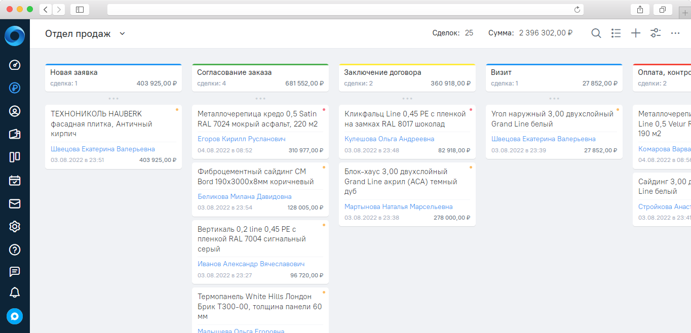 пример Crm